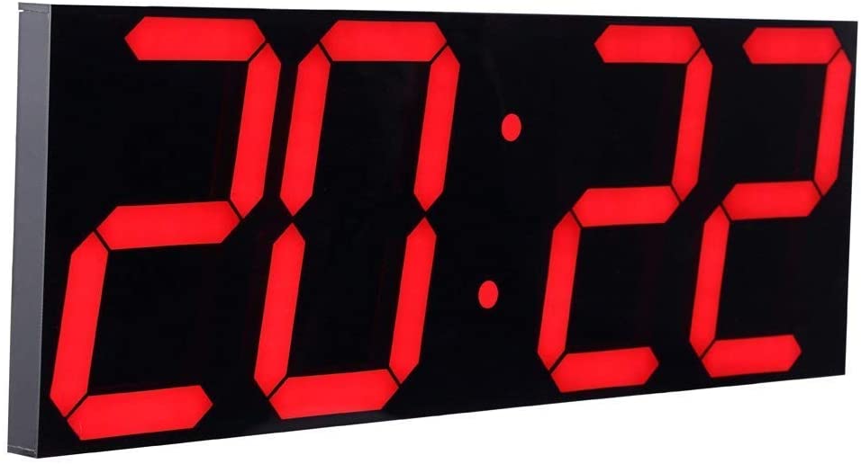 Red Led Wall Clock
